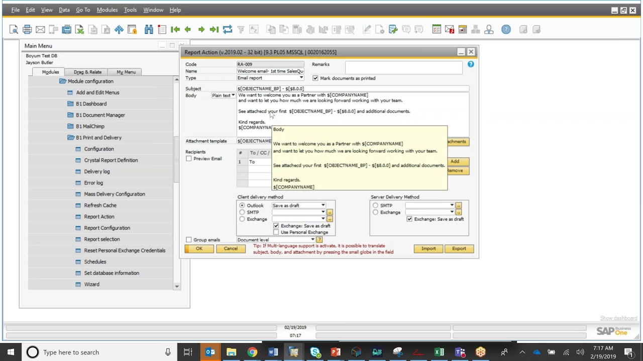 Boyum Dashboard and Print & Delivery YouTube