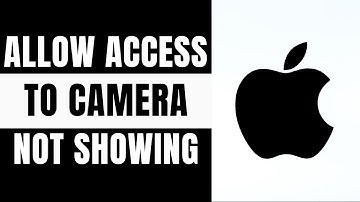 Allow Access to Camera Missing on iPhone Apps! (Quick Fix)