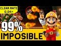 NIVELES 99% IMPOSIBLES #8 : Una de los niveles mas difíciles del Mundo | Super Mario Maker |