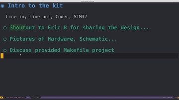 (1) STM32F4 Audio Dev Kit: Intro and Demo