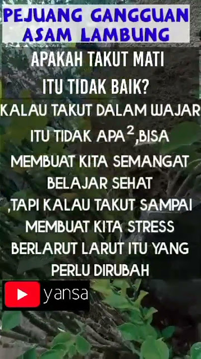 Takut mati - pejuang gangguan asam lambung #shorts #asamlambung #takutmati