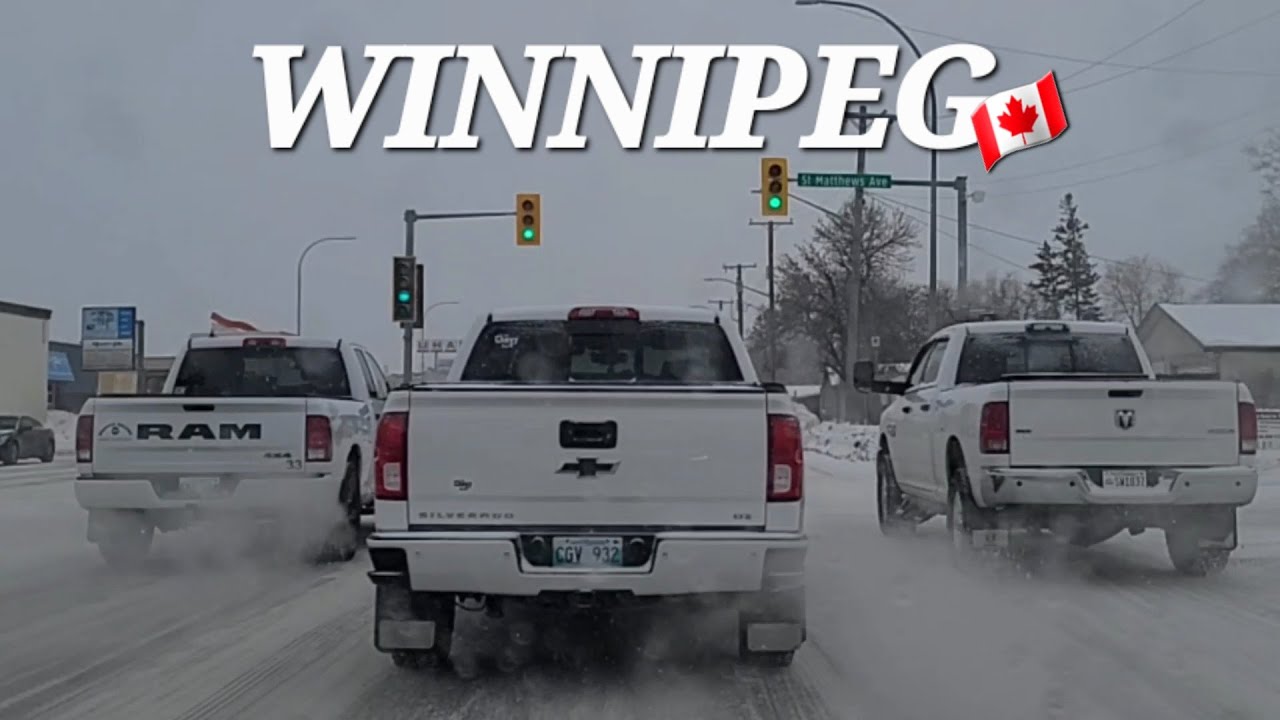 DRIVING IN WINNIPEG🇨🇦 POINT DOUGLAS TO ASSINIBOINE SOUTH YouTube