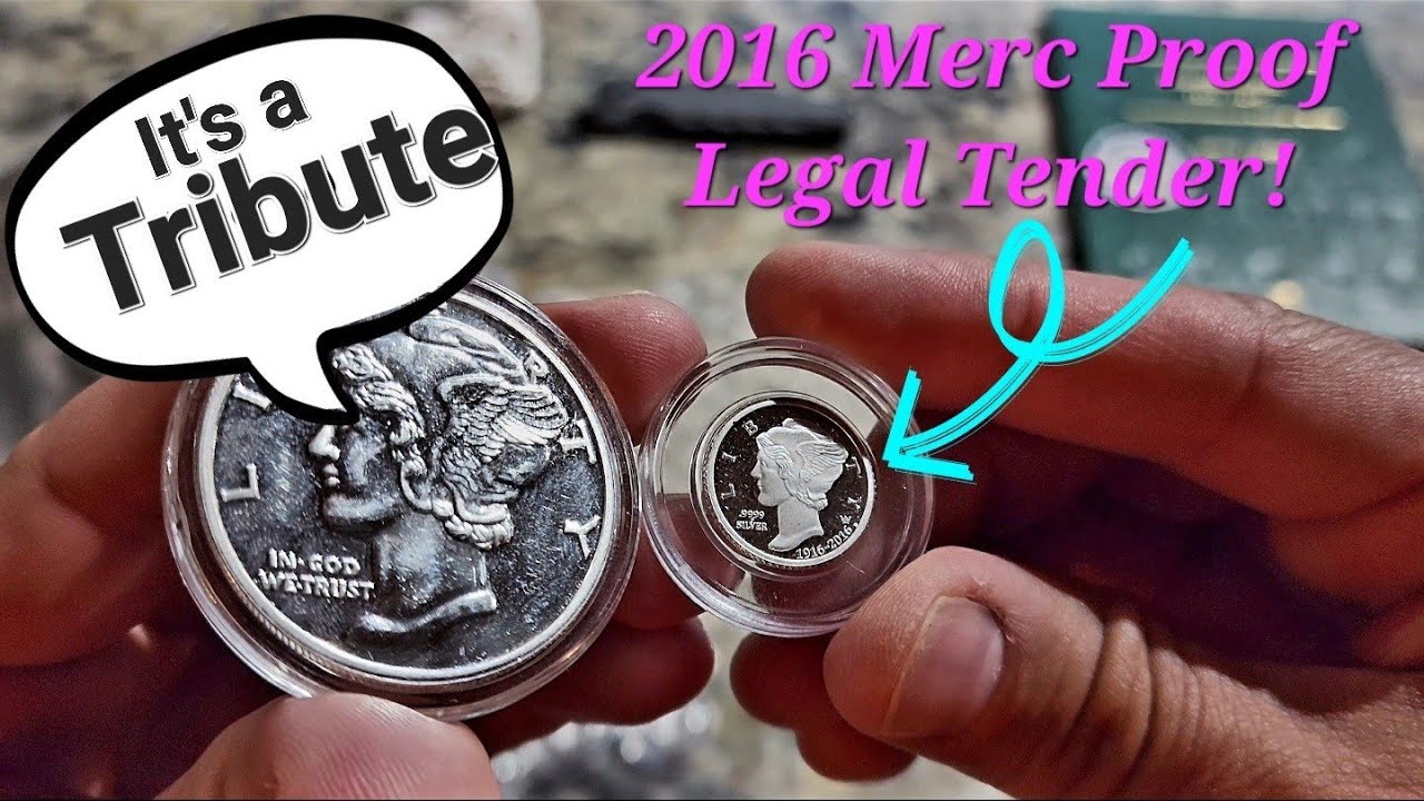 Tribute Silver Mercury Proof Coin + 2022 Germania's