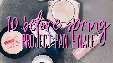 10 BEFORE SPRING PROJECT PAN FINALE