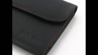 PDair Leather Case for Samsung Galaxy Tab S 8.4 SM-T700NZWAXAR - Business Type (Black/Red Stitch) screenshot 4