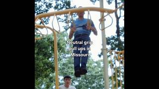 Neutral grip ull up half pyramid at with my student!