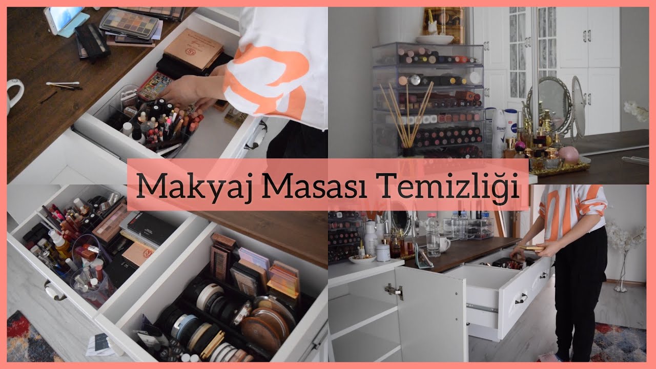 MAKYAJ MASASI TEMİZLİĞİ | Yeni Düzenim, Fazlalıklardan Arınma 🧼