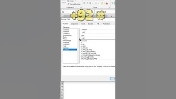 Add Country Code (+92) in Excel Using Ctrl+1 | Quick Excel Trick!