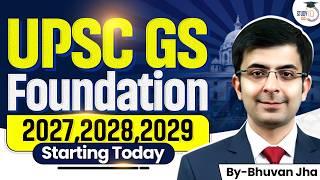 UPSC GS Foundation Course 2027-2029 | Best IAS Coaching for Beginners