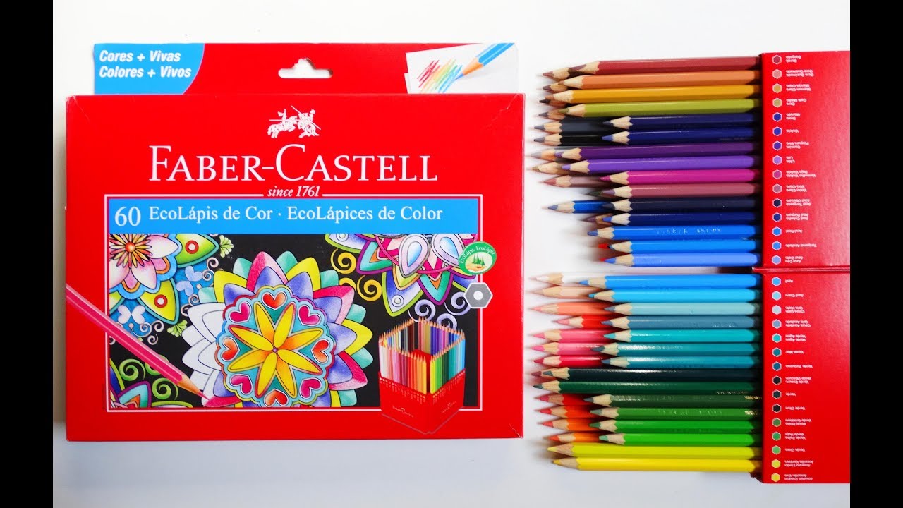 LÁPIS DE COR 60 CORES FABER CASTELL