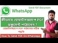 WhatsApp-এ পিডিএফ পাঠানোর সহজ নিয়ম 📄