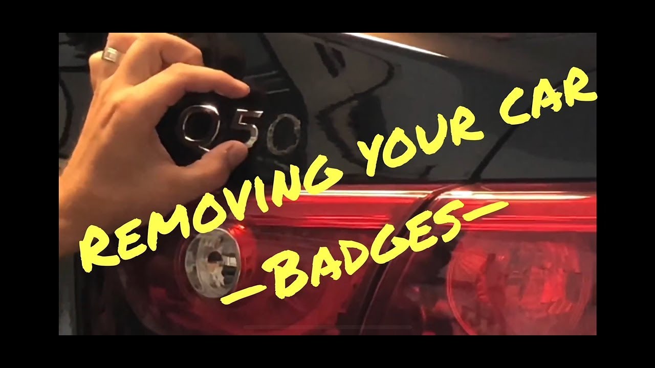 How To Debadge Your Car Q50 YouTube how-to-debadge-your-car-q50-youtube