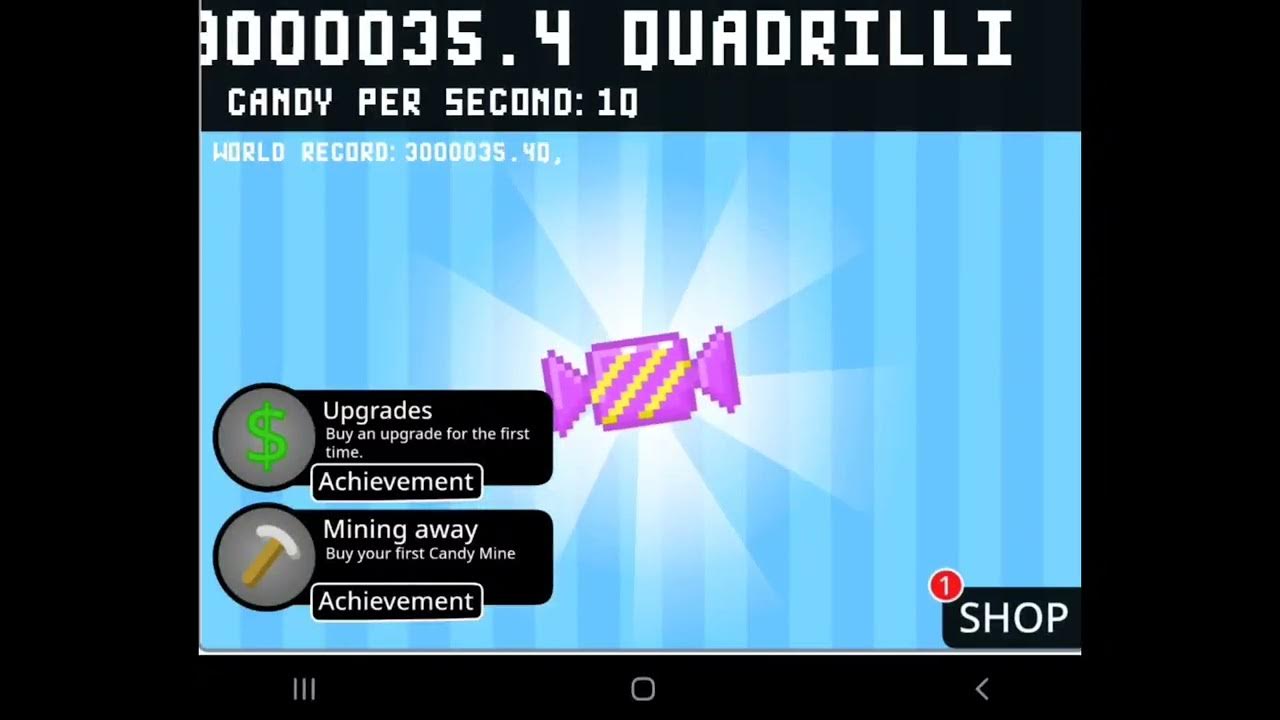candy clicker world record broken YouTube