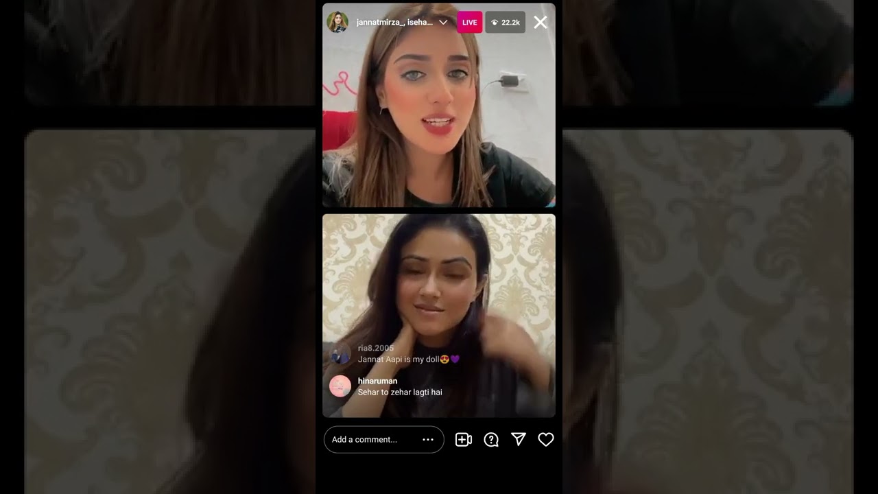 sehar hayat And jannat mirza live together / kashees ny kya kia 😧