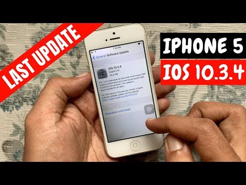 UPDATE iPhone 5 TO iOS 10.3.4