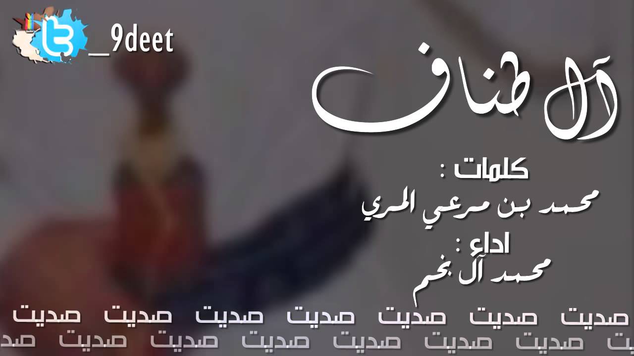 شيلة ال طناف اداء محمدال نجم#(تصميم منصور)