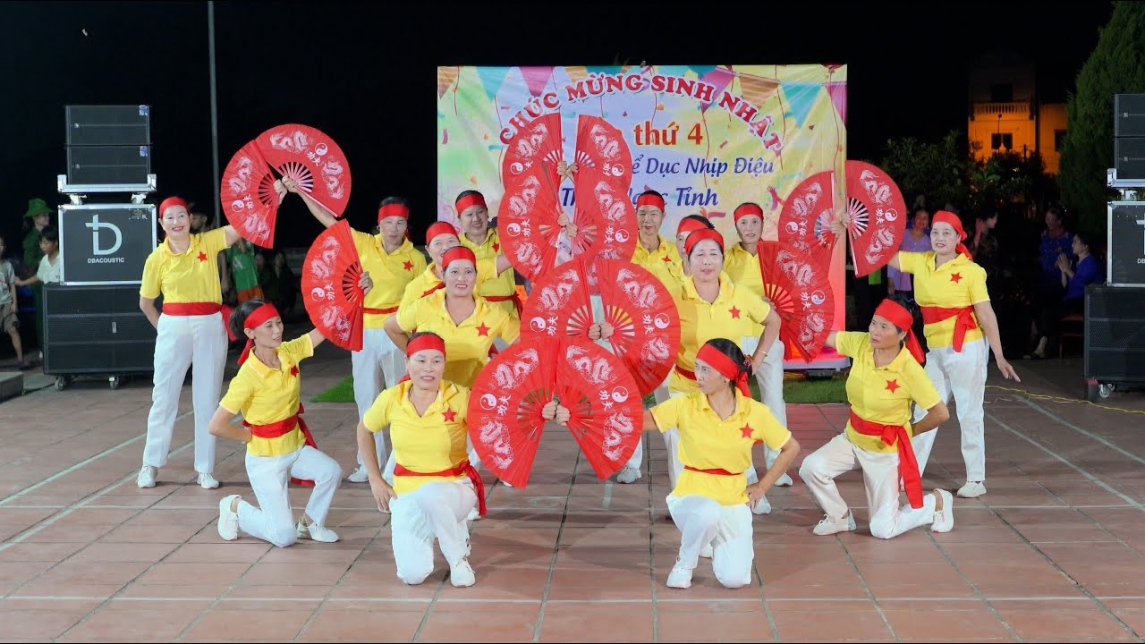 Con Rồng Việt Nam - Múa Quạt | CLB Thể dục nhịp điệu thôn Ngọc Tỉnh | Dân vũ - Dưỡng Sinh