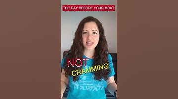📆 Day Before Your #MCAT... What NOT to Do!