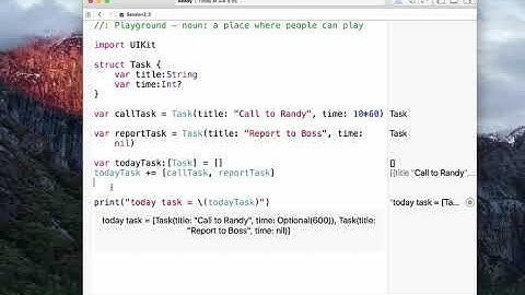 [iOS Swift입문] Session2 12 Structure
