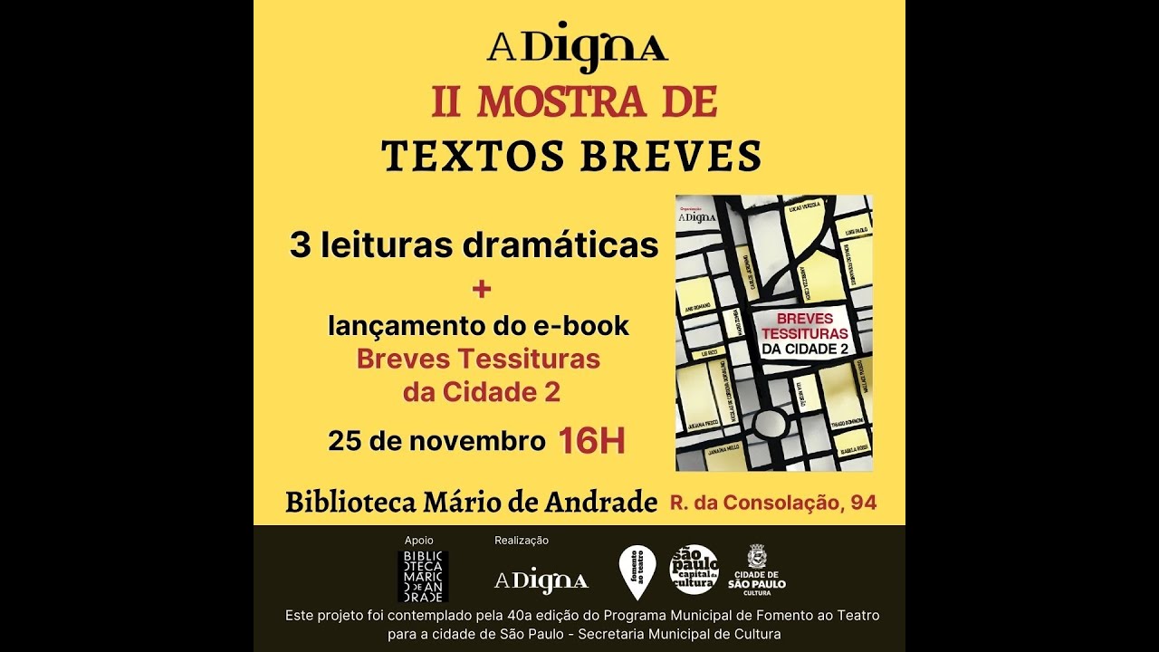 BREVES TESSITURAS DA CIDADE by adigna - Issuu