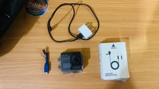 Make a Sj cam action camera adapter || sj cam mic #axomprobikers