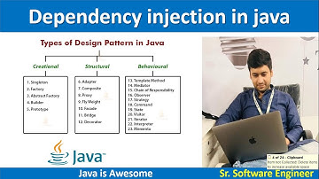 Dependency injection using Constructor and method in java