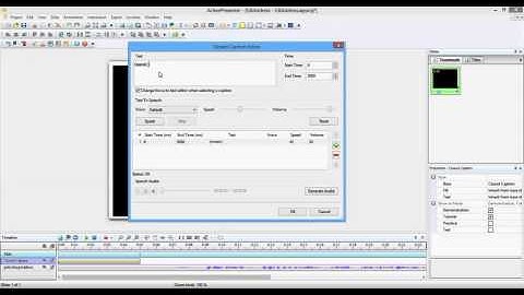 ActivePresenter Closed Captions
