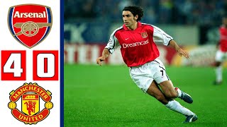 Arsenal VS Manchester United 4-0 | Hіghlіghts & Gоals | Premier League 2001