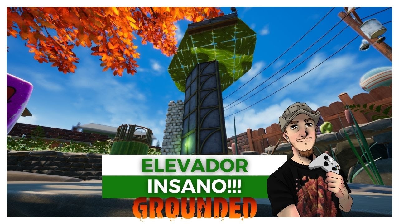 GROUNDED: Novo Tipo de ELEVADOR e TORRE de TIROLESAS! Aprenda a Construir Elevadores!!!