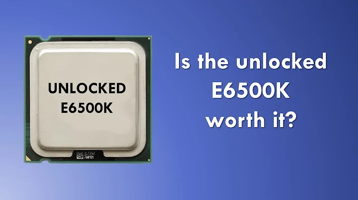 E6500K值得解鎖嗎？