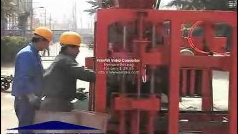 QTJ4-26C semi automatic concrete block making machine price