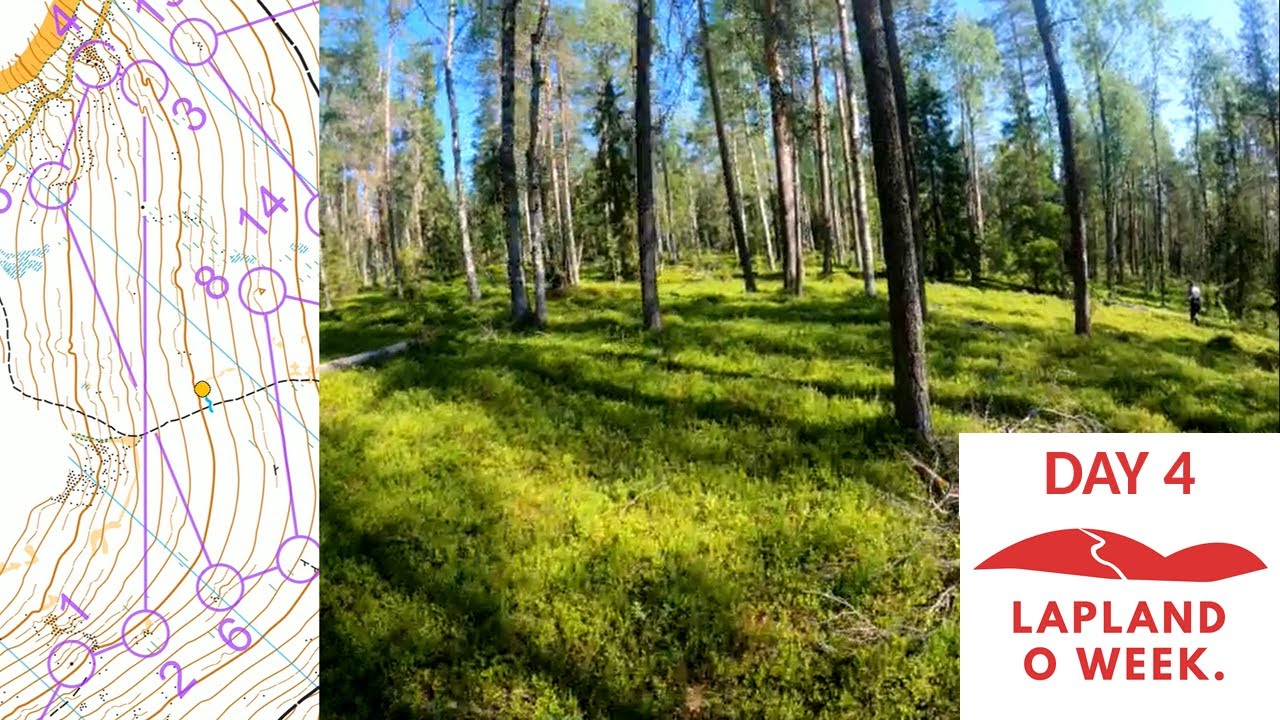 Lapland O-Week, day 4  || Orienteering Headcam video