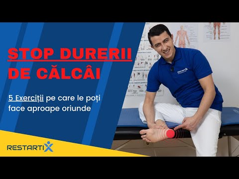 🛑STOP DURERII DE CĂLCÂI❗️ 5 Exerciții Simple Pentru Fasciita Plantară | Fizioterapeut ALEXANDRU ILIE