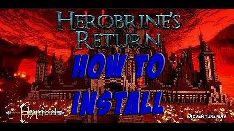 How To Install Herobrines Return by Hypixel