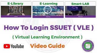How To Login SSUET ( VLE )