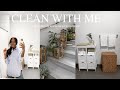 CLEAN WITH ME | bathroom refresh & organizing