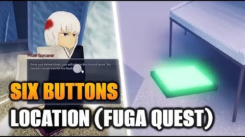 (JUJUTSU INFINITE) All The 6 Buttons Location For Fuga Quest, Frost Sorcerer Quest, Snow Fortress