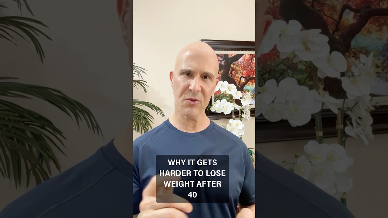 WHY IT GETS HARDER TO LOSE WEIGHT AFTER 40 #drmandell #health #weightloss #fat