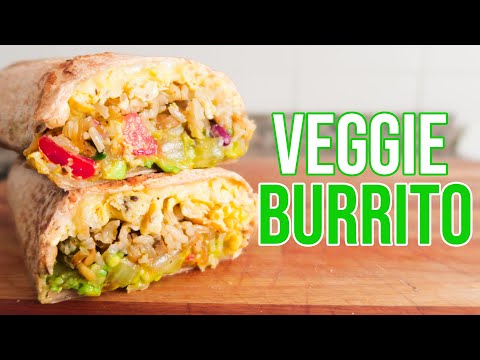 Video: Cooking The Most Delicious Vegetarian Burrito
