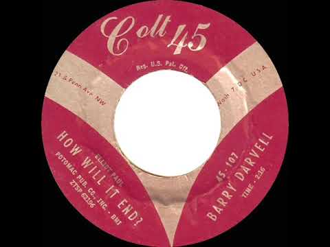 1959 Barry Darvell - How Will It End? - YouTube