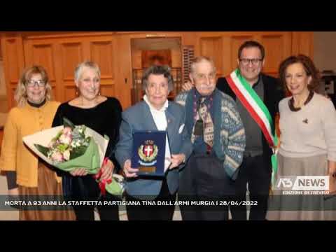 MORTA A 93 ANNI LA STAFFETTA PARTIGIANA TINA DALL'ARMI MURGIA | 28/04/2022