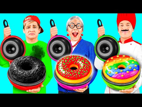 Me vs Grandma Cooking Challenge | Awesome Cooking Battle by PaRaRa Challenge