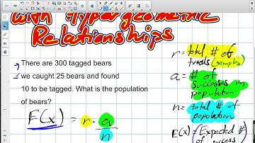 Expected Value with Hypergeometric Relationships Grade 12 Data Management Lesson 7 4 11 10 15