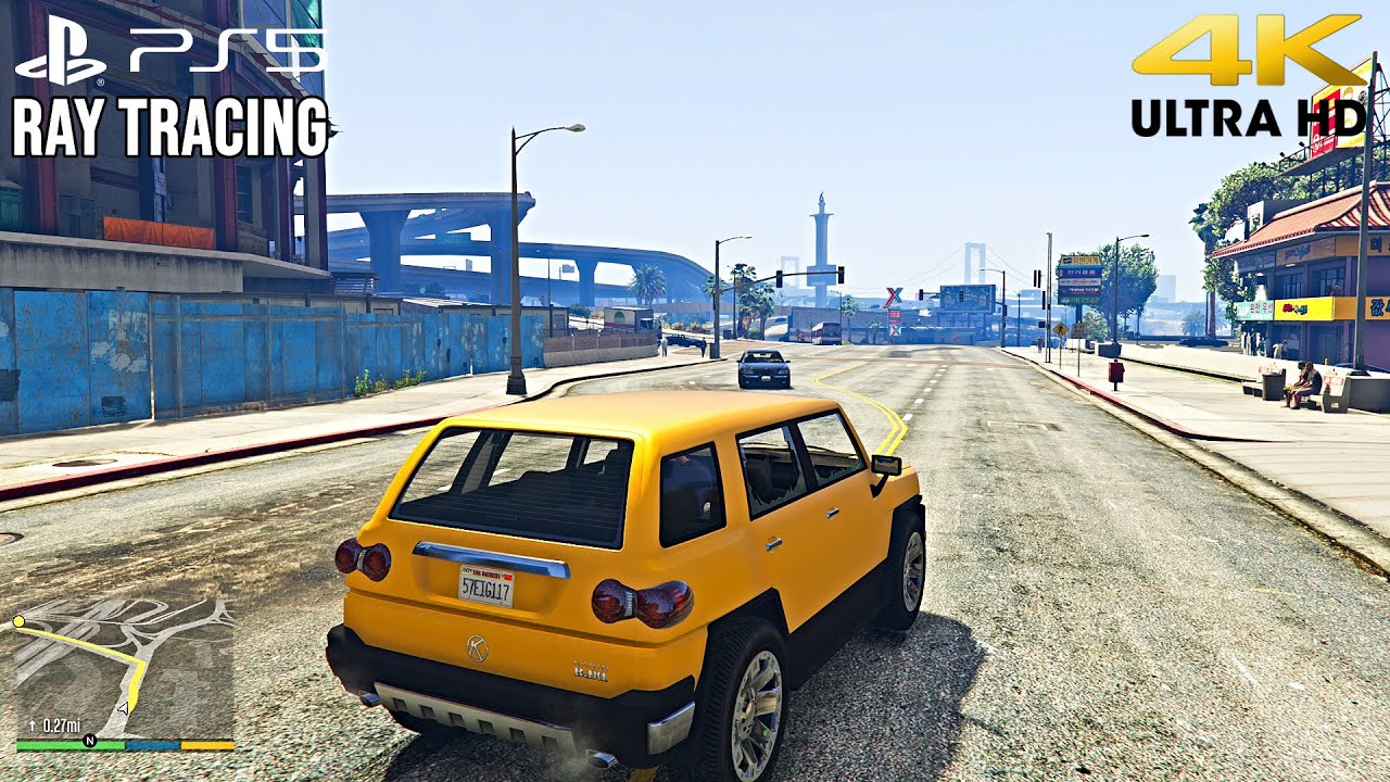 Grand Theft Auto V PS5 Performance RT Mode Gameplay 4K 60FPS Ray 