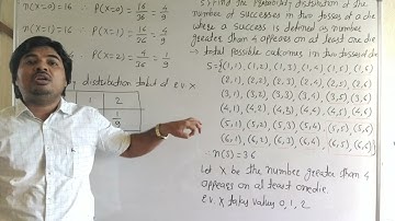 Lec7 : Probability Distribution : Random Variable : Probability Distribution : Exercise 7.1 Ex.5,7,8