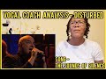 Gambar cover SOUNDS OF SILENCE | DISTURBED Vocal Coach Analysis - DUMBFOUNDED!  #disturbed #vocalcoach #reaction