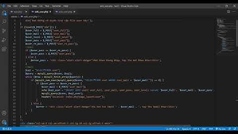 Xử Lý Form Trong PHP | Chu Văn Huy