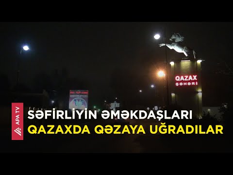 Qazaxda Gürcüstan səfirliyinin əməkdaşı qəzaya düşdü – APA TV