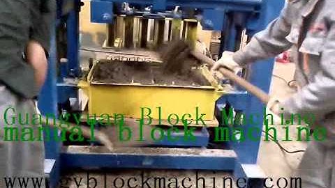 testing video of brick making machine GYM-QTJ4-40