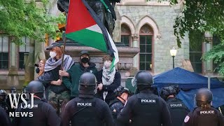 Police Arrest Dozens of Protesters, Clear Encampments at Penn, MIT | WSJ News by WSJ News 9,240 views 6 days ago 2 minutes, 1 second